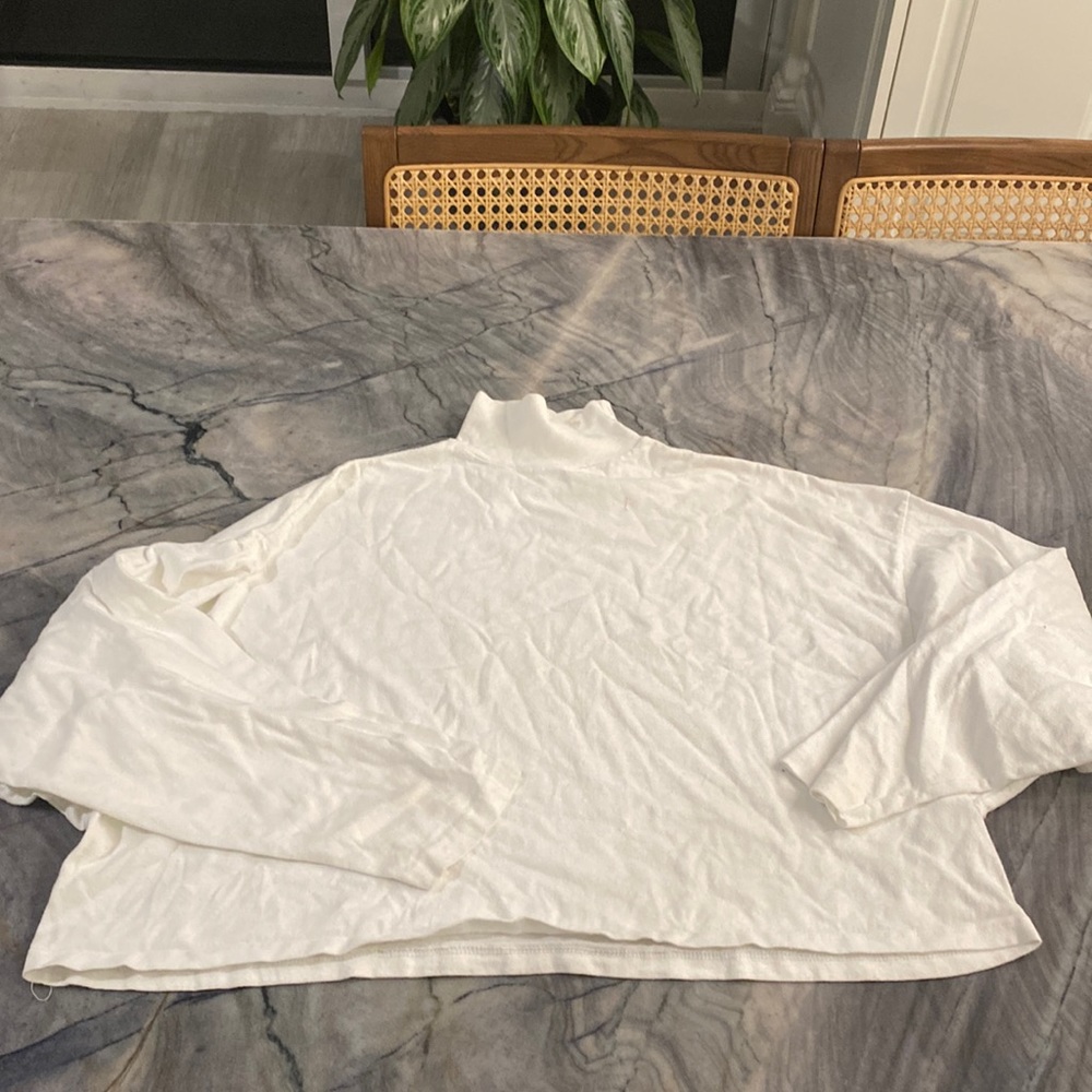 Urban Outfitters | Urban Renewal Remade Mock Neck Turtleneck Pre-Loved/ Stained
